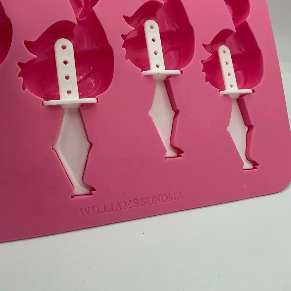 Williams Sonoma Pink Flamingo Ice Pop Mold